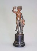 Franz IFFLAND (1862-1935), Statuette Metallguss, patiniert, Reste von Vergoldung. [...]