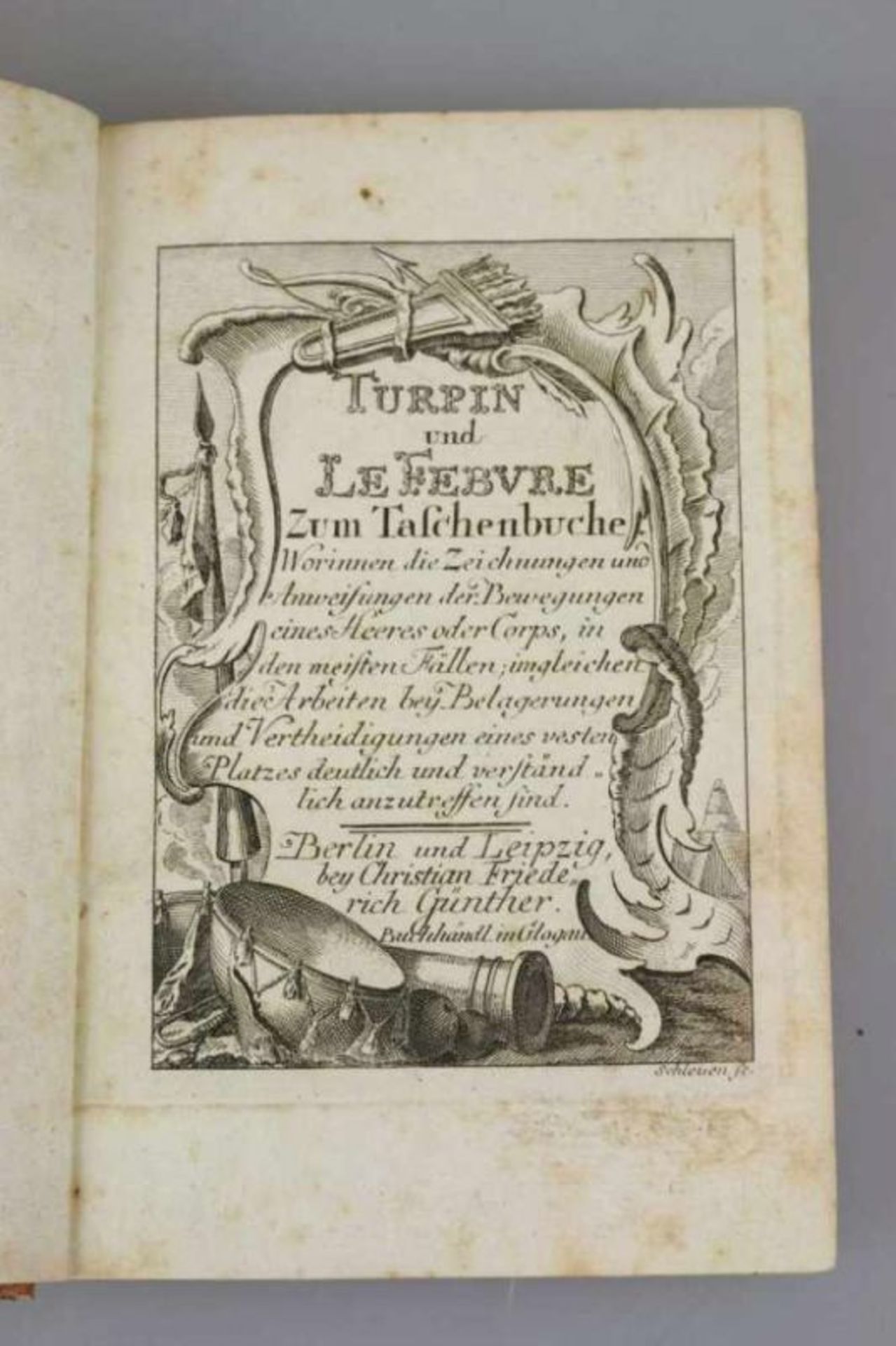 Turpin de Crissé, Lancelot; LeFebvre, Simon. Turpin und LeFebvre Zum Taschenbuche, [...] - Bild 2 aus 4