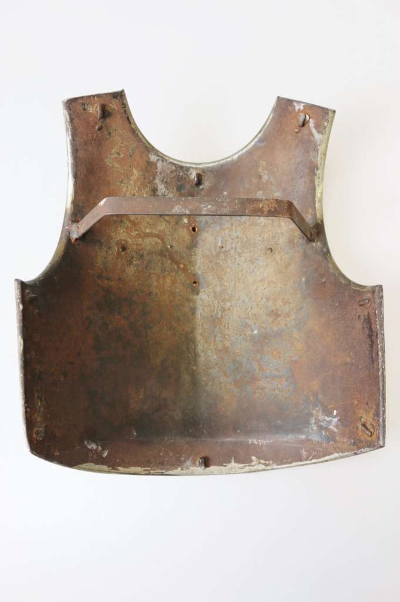 Frankreich, Kürass-Brust, Modell 1825, Stahl mit Messingplatte. Auf der Brust [...] - Bild 7 aus 8