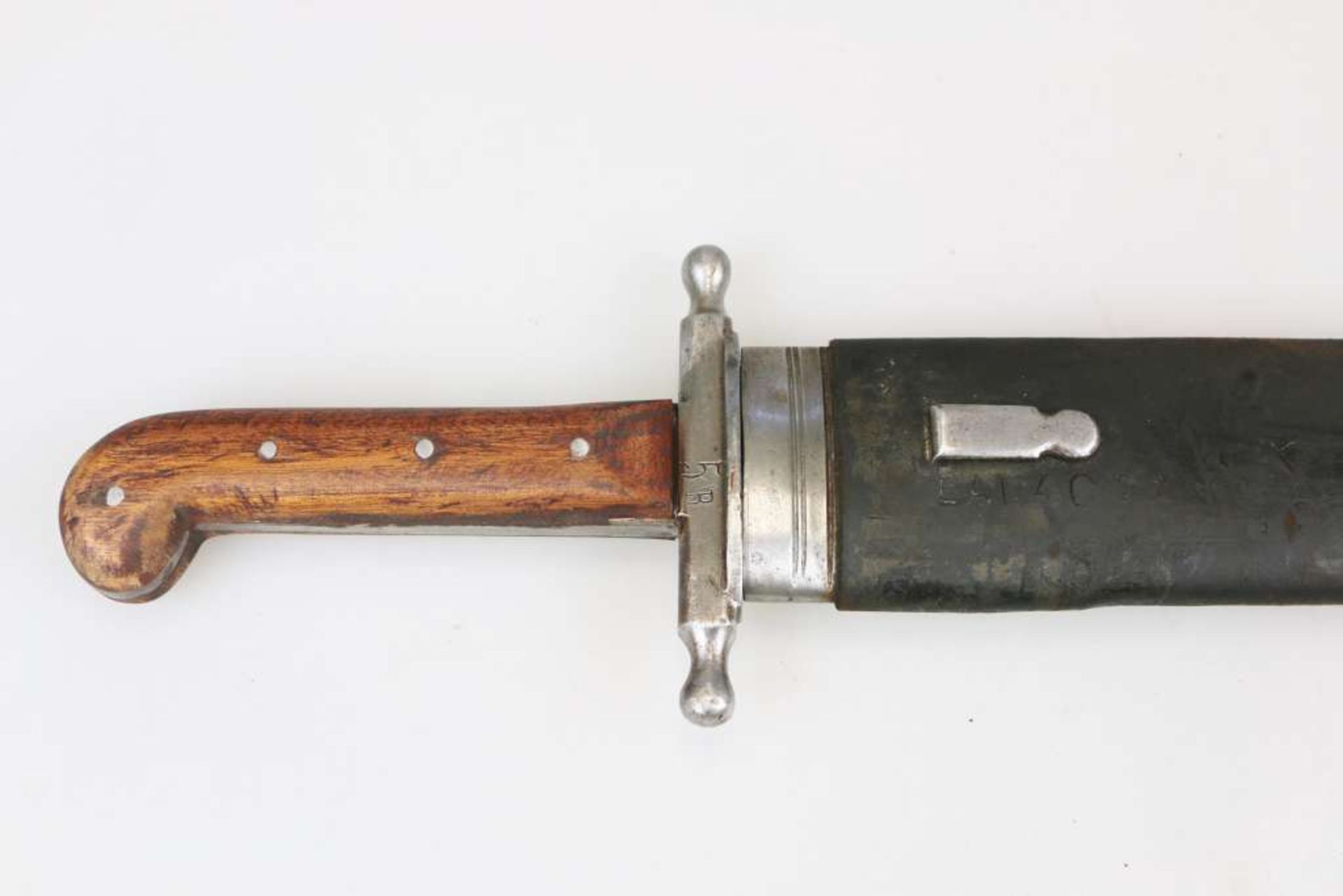 Österreich, Pionierfaschinenmesser M 1862, 53 mm breite Klinge mit einseitiger [...] - Image 8 of 8