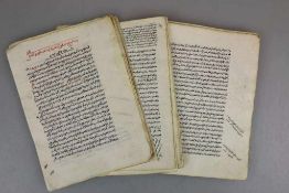 Alte arabische Handschrift aus dem 18 Jh.. 138 lose Blätter, Inhalt wohl u. a. ein [...]