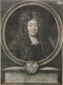 Porträt Philipp Christian Lersner (1640-1702, Senator von Frankfurt), Mezzotinto, [...]