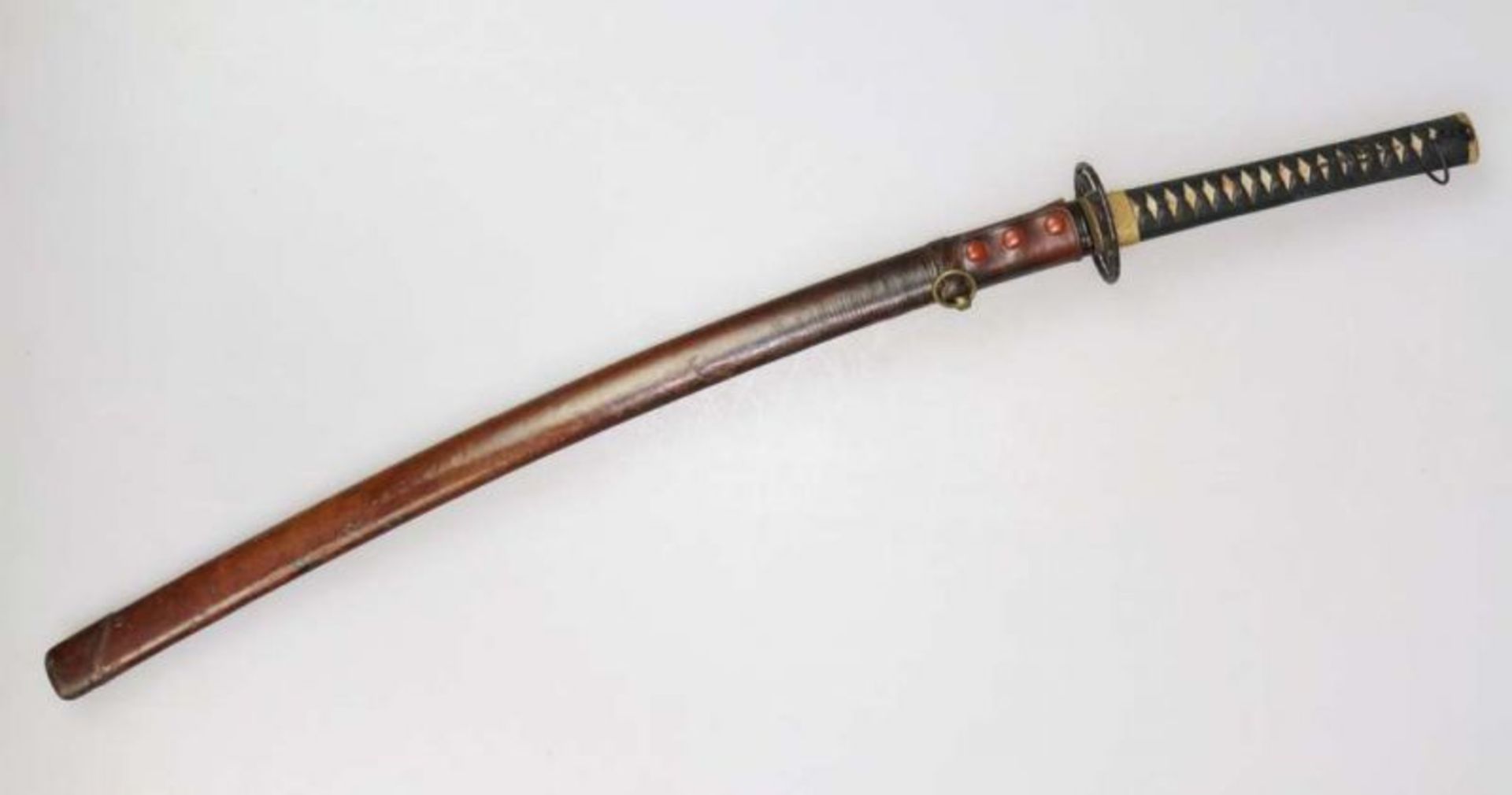 KATANA, Japan, mumei(unsigniert). Die Klinge: Shinogi-zukuri, koshi-zori, schlechte [...] - Bild 2 aus 22