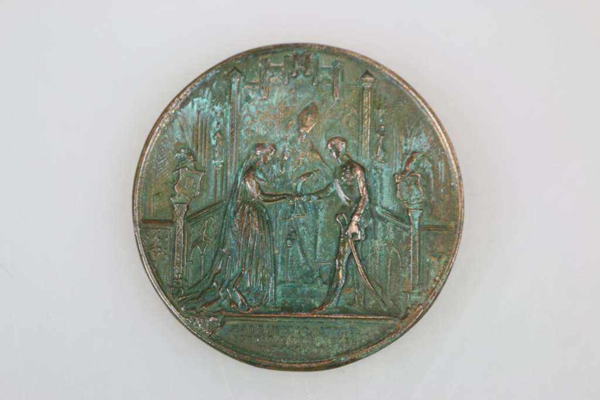 ÖSTERREICH - HABSBURG, Bronze-Medaille 1854 anlässlich der Hochzeit Franz Josef I. [...] - Bild 4 aus 4