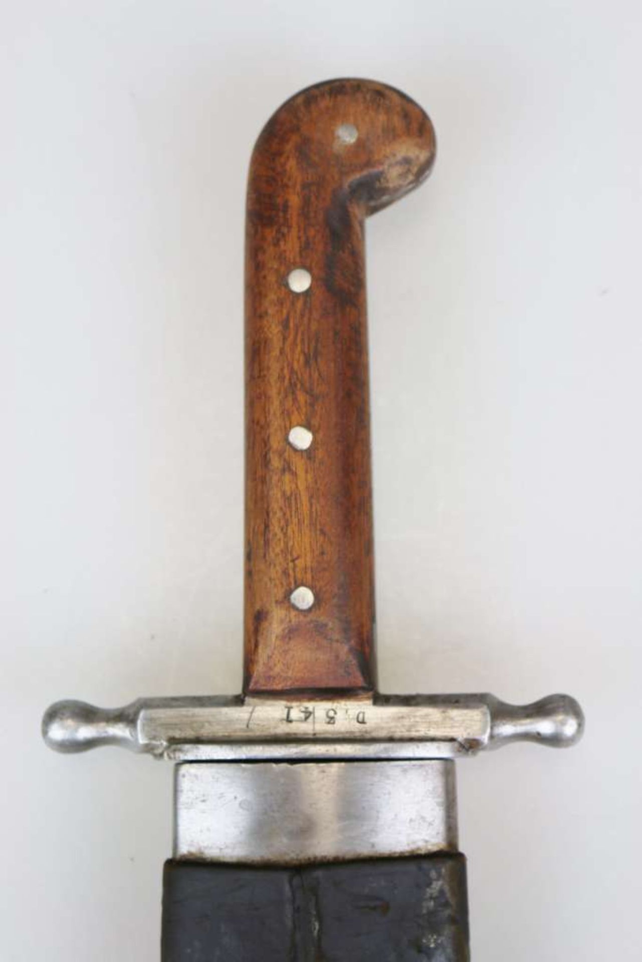Österreich, Pionierfaschinenmesser M 1862, 53 mm breite Klinge mit einseitiger [...] - Image 7 of 8