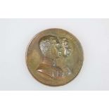 ÖSTERREICH - HABSBURG, Bronze-Medaille 1854 anlässlich der Hochzeit Franz Josef I. [...]
