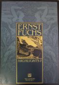 Ernst FUCHS, Highlights 79, Ed. No. 136/450, Schmuckkasette mit fünf Serigraphien, [...]
