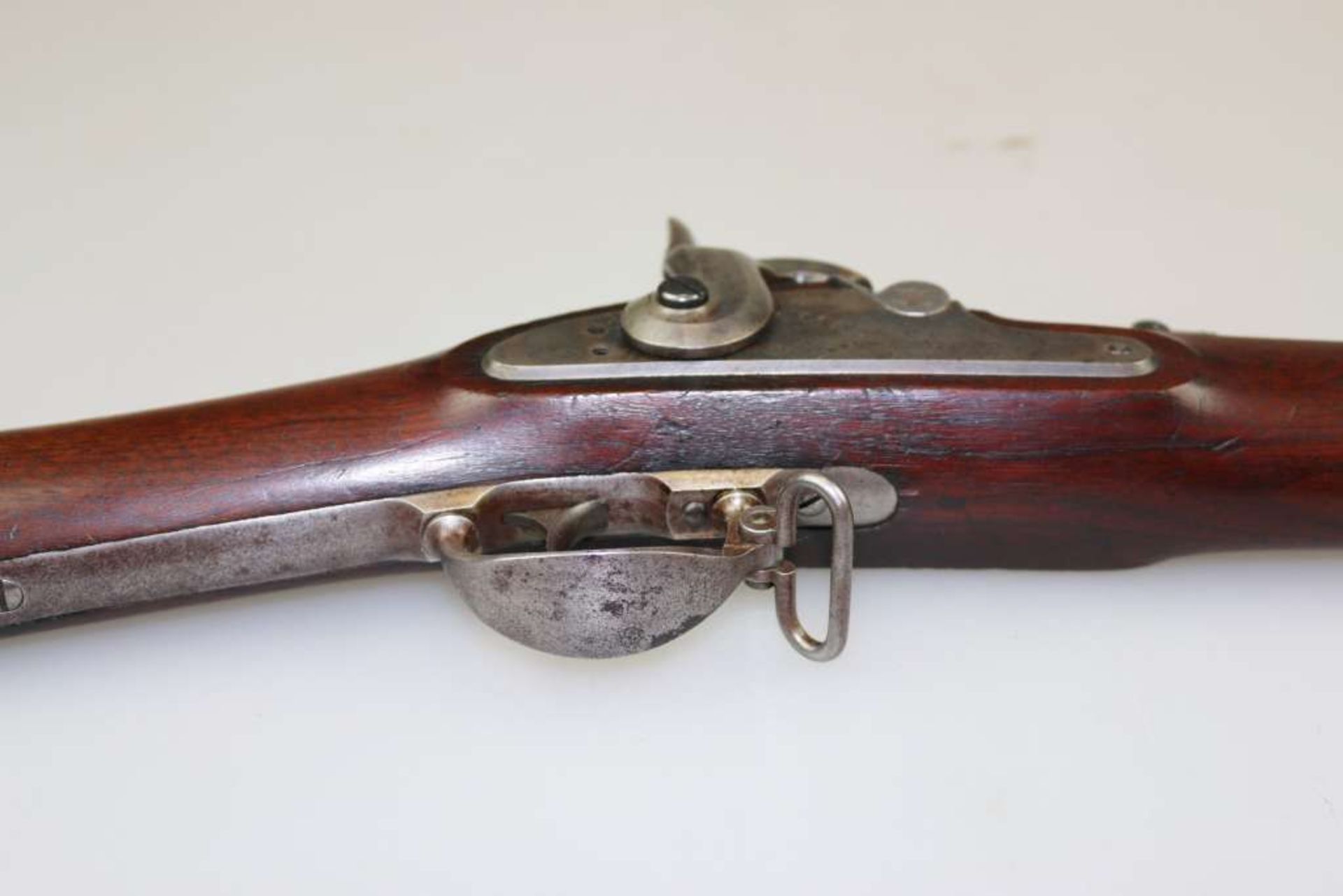 Perkussionsgewehr US-Springfield Modell 1864, Kaliber 58, am Lauf gestempelt "V" und "P" über - Bild 4 aus 7
