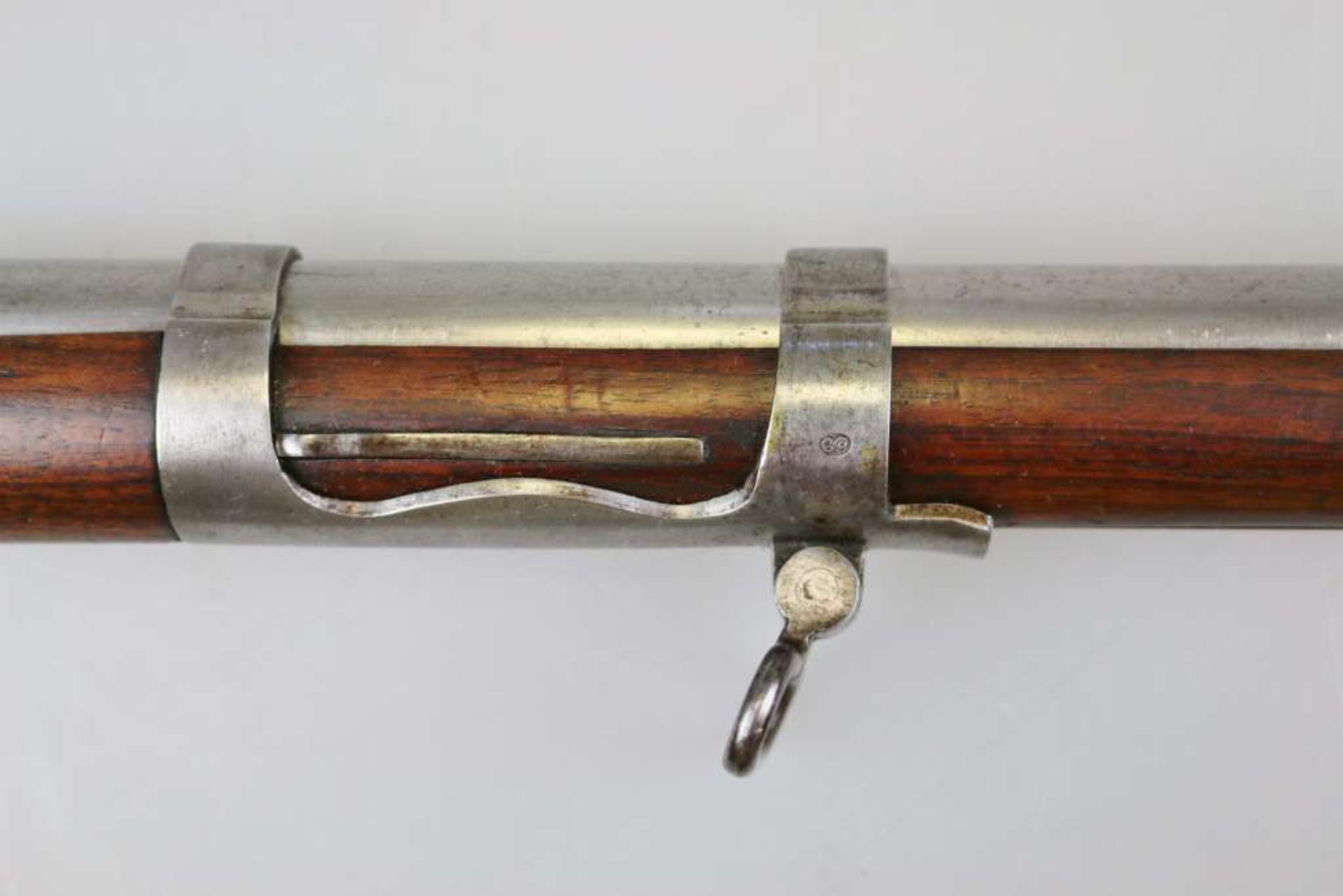 Frankreich Dragonergewehr M an 9, Manufaktur St. Etienne. Baujahr 1812. Runder glatter Lauf im - Bild 5 aus 7