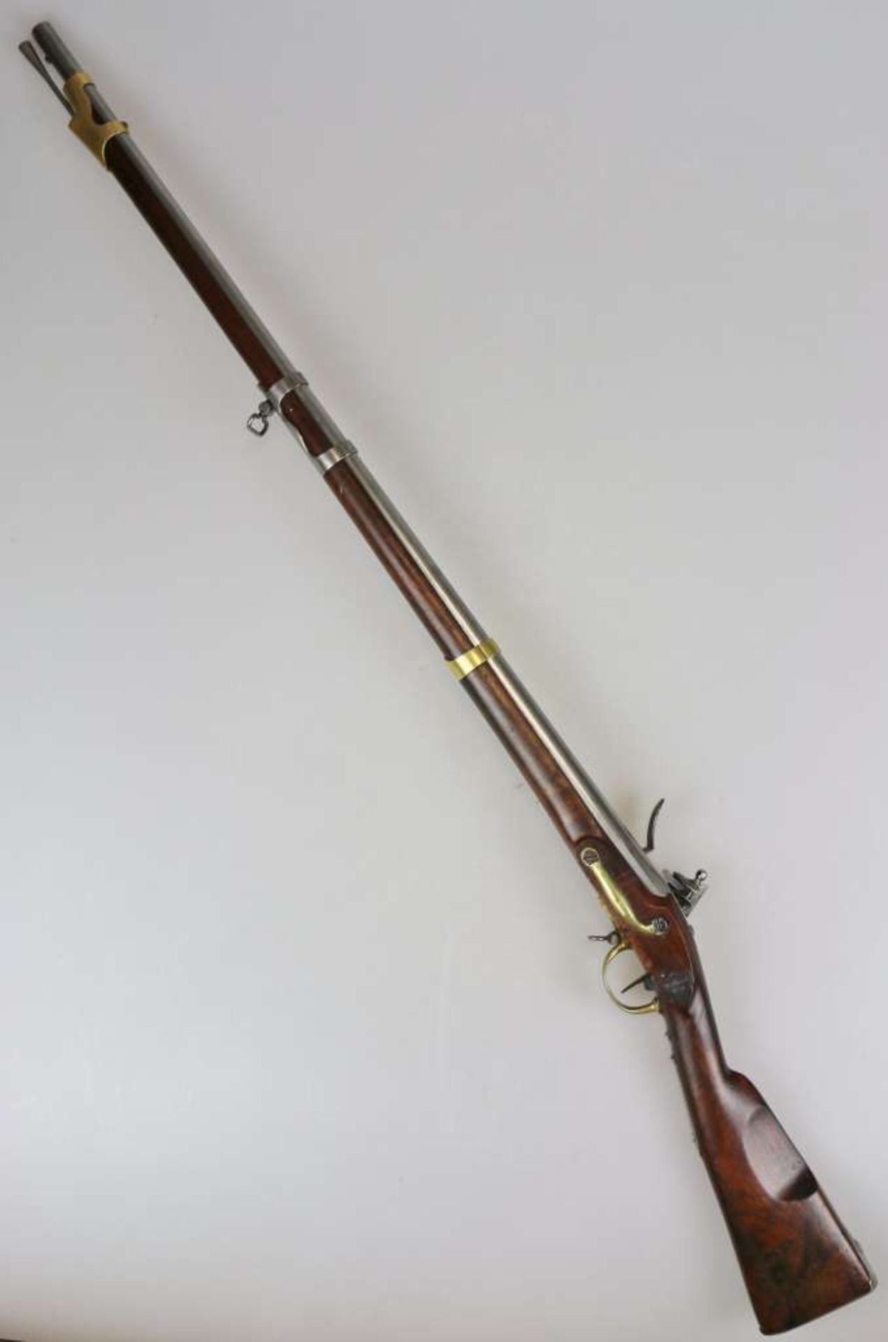 Frankreich Dragonergewehr M an 9, Manufaktur St. Etienne. Baujahr 1812. Runder glatter Lauf im - Bild 7 aus 7