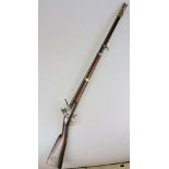 Frankreich Dragonergewehr M an 9, Manufaktur St. Etienne. Baujahr 1812. Runder glatter Lauf im