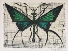 Bernard BUFFET (1928-1999), Farbithographie, unten rechts signiert, Expl. 87/150, "Le papillon