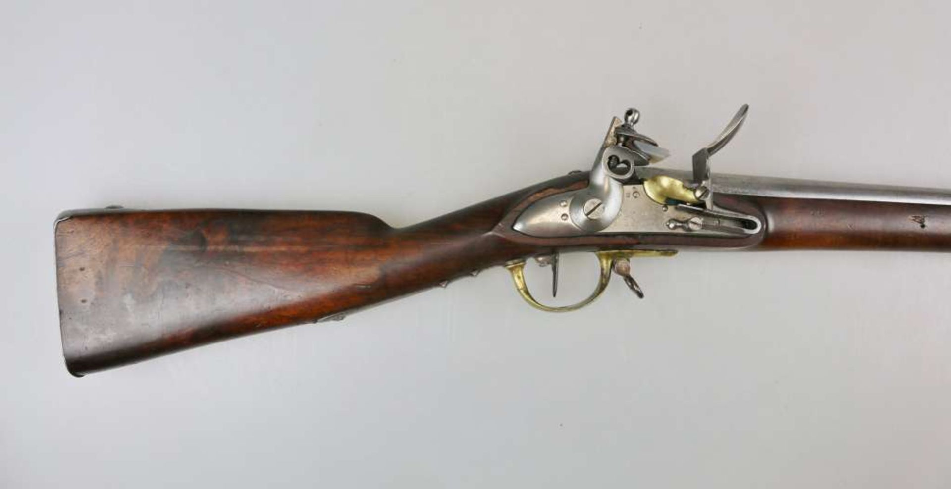 Frankreich Dragonergewehr M an 9, Manufaktur St. Etienne. Baujahr 1812. Runder glatter Lauf im - Bild 2 aus 7