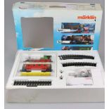 Märklin 5440 - MAXI-Startpackung Spur 1. Eisenbahnset Dampflok und Wagen komplett mit Zubehör.