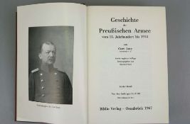 Geschichte der Preußischen Armee vom 15. Jahrhundert bis 1914. Band 1-4 von 5. Osnabrück, Biblio