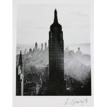 Andreas FEININGER (1906 - 1999), Fotografie, unten rechts signiert. "Empire State Building, NY"