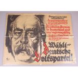 A.M. Cay (eigtl. Alex M. Kaiser), "Wählt deutsche Volkspartei", Berlin 1924. Maße: 94 x 71 cm.