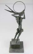 Nag ARNOLDI (1928 in Locarno - 2017 in Lugano) schweizer Kunstmaler und Bildhauer. Bronze, dunkel