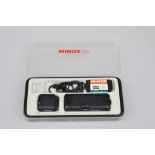 Minox EC 1:5,6/15 mm, Miniaturkamera, schwarzes Kunststoffgehäuse, in Originalverpackung mit