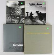 Vier Bände Fotokunst: Robert Cappa Fotographien, Antony Corbijn Famouz, Imogen Cunningham