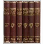 Jahrbuch des Freien Deutschen Hochstifts, 6 Bände, 1903-08, Frankfurt am Main, Druck von Gebrüder