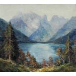 Pippel, Otto, Lodz 1878 - 1960 München. "Lago di Landro", sign., Öl/Lw., 70 x 80 cm