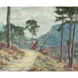 Koch, Peter, Deidesheim 1874 - 1956 Gimmeldingen. "Baumbestandene, weite Landschaft", sign., dat.