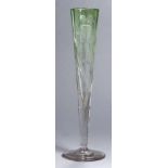 Glas-Ziervase, Ludwig Moser & Söhne, Meierhöfen bei Karlsbad, um 1903, Prod.Nr.: 7057/III, Dekor: