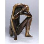 Bronze-Plastik, "Der Abschied", Schmidt-Reuther, Gisela, Bad Sobernheim 1915 - 2009 Neuwied,