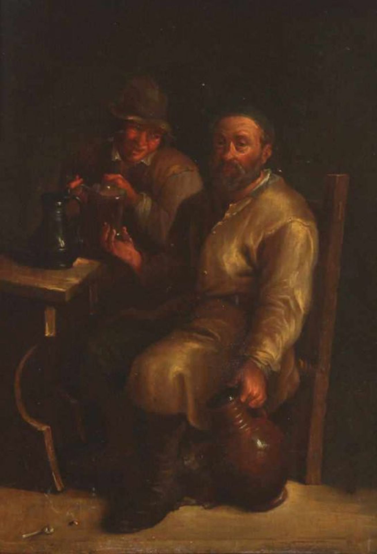 Heemsker(c)k, Egbert I van (1634/35 Haarlem - 1704 London), zugeschrieben, "In der Taverne", Öl