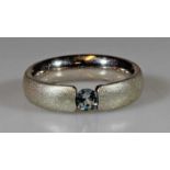 Spannring, Silber 925, blauer Schmuckstein, 10 g, RM 20 20.00 % buyer's premium on the hammer