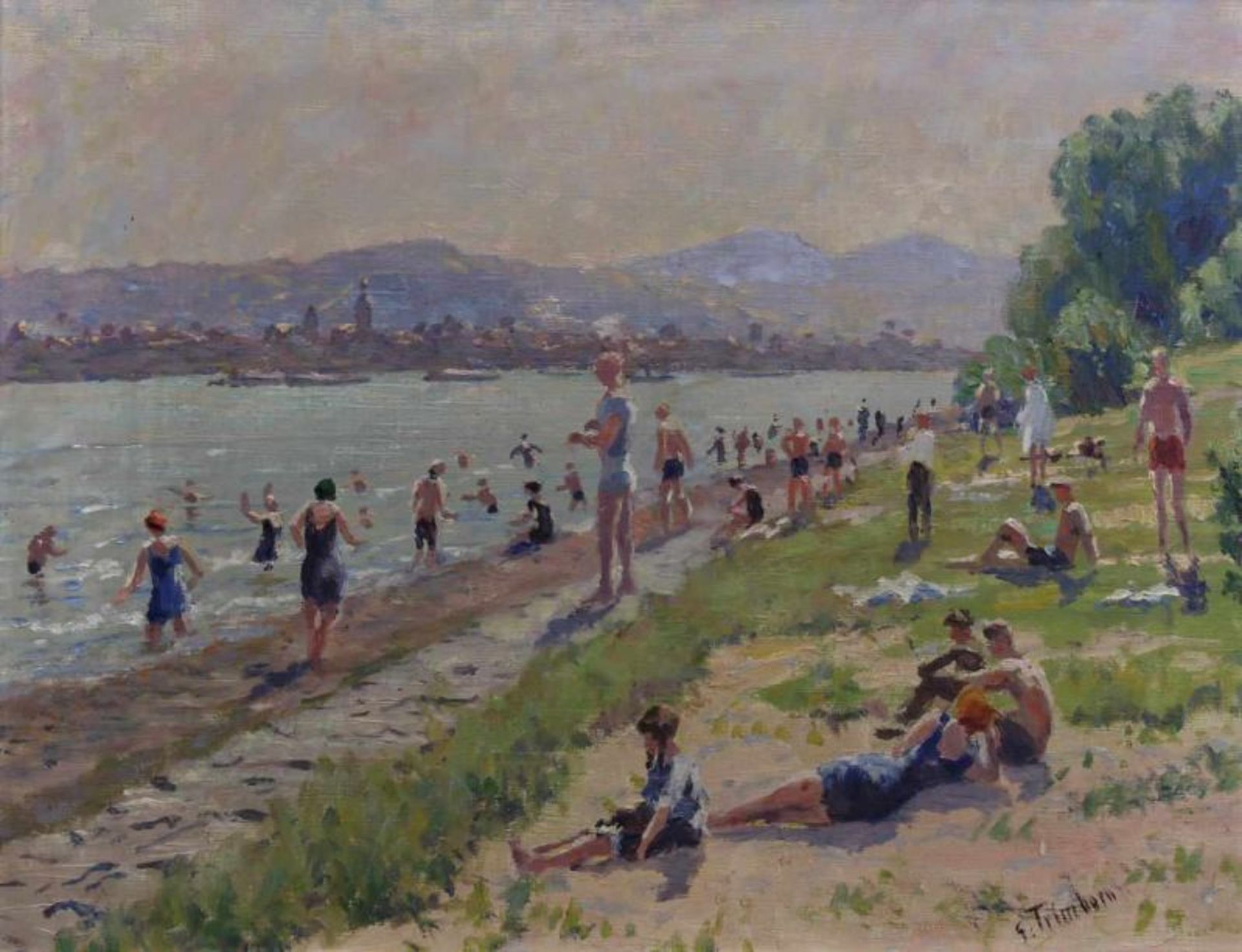 Trimborn, Gottfried (1887 Meckenheim - 1948 Bonn, bei Bonn tätiger Landschaftsmaler, studierte an