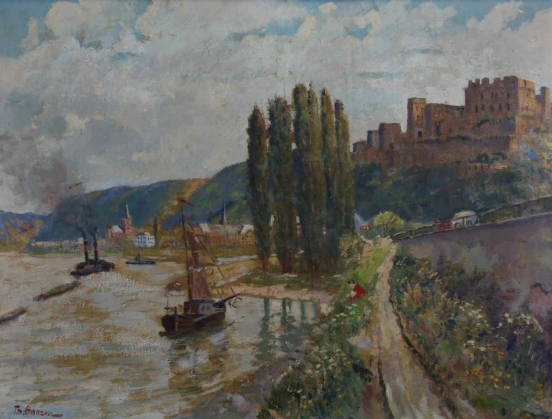 Gansen, Theo (1887 Lebach - 1956 Bonn, deutscher Maler, Aquarellist und Restaurator, studierte an