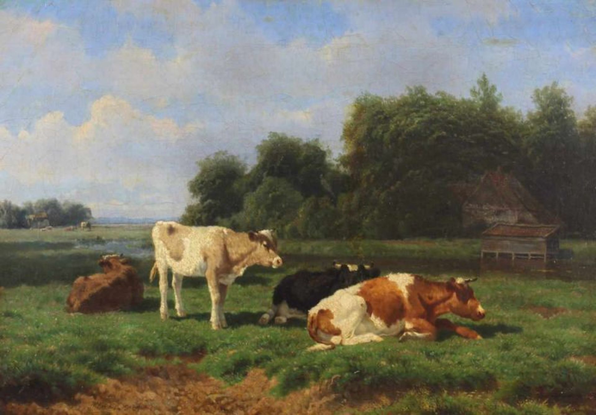 Kooiman, Willem Azn (1831 Andijk - 1881 Amsterdam, stellte zwischen 1853 - 1878 auf den