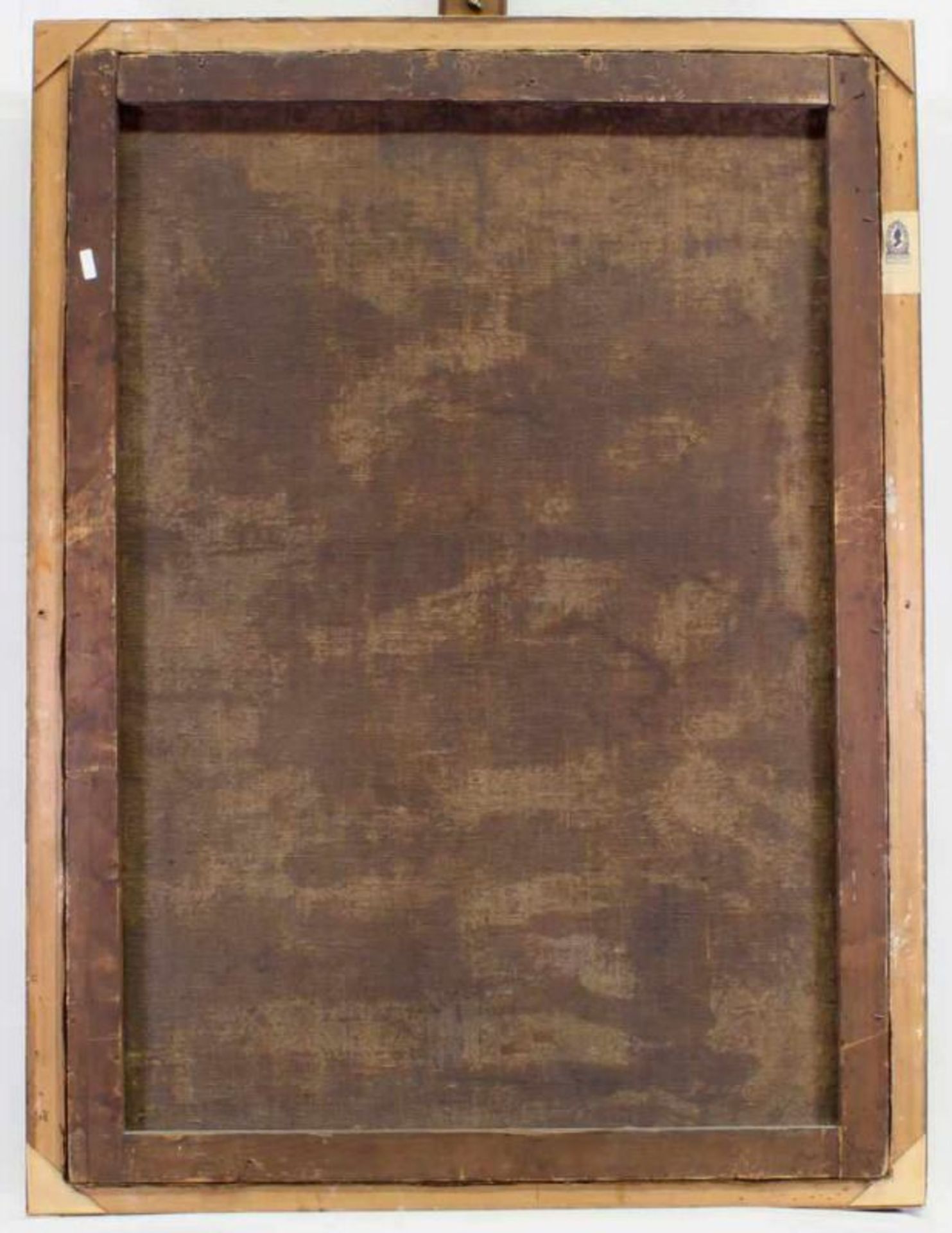 Sakralmaler (18. Jh.), "Heilige Katharina", Öl auf Leinwand, 116 x 83 cm, kleine Beschädigungen in - Image 3 of 3