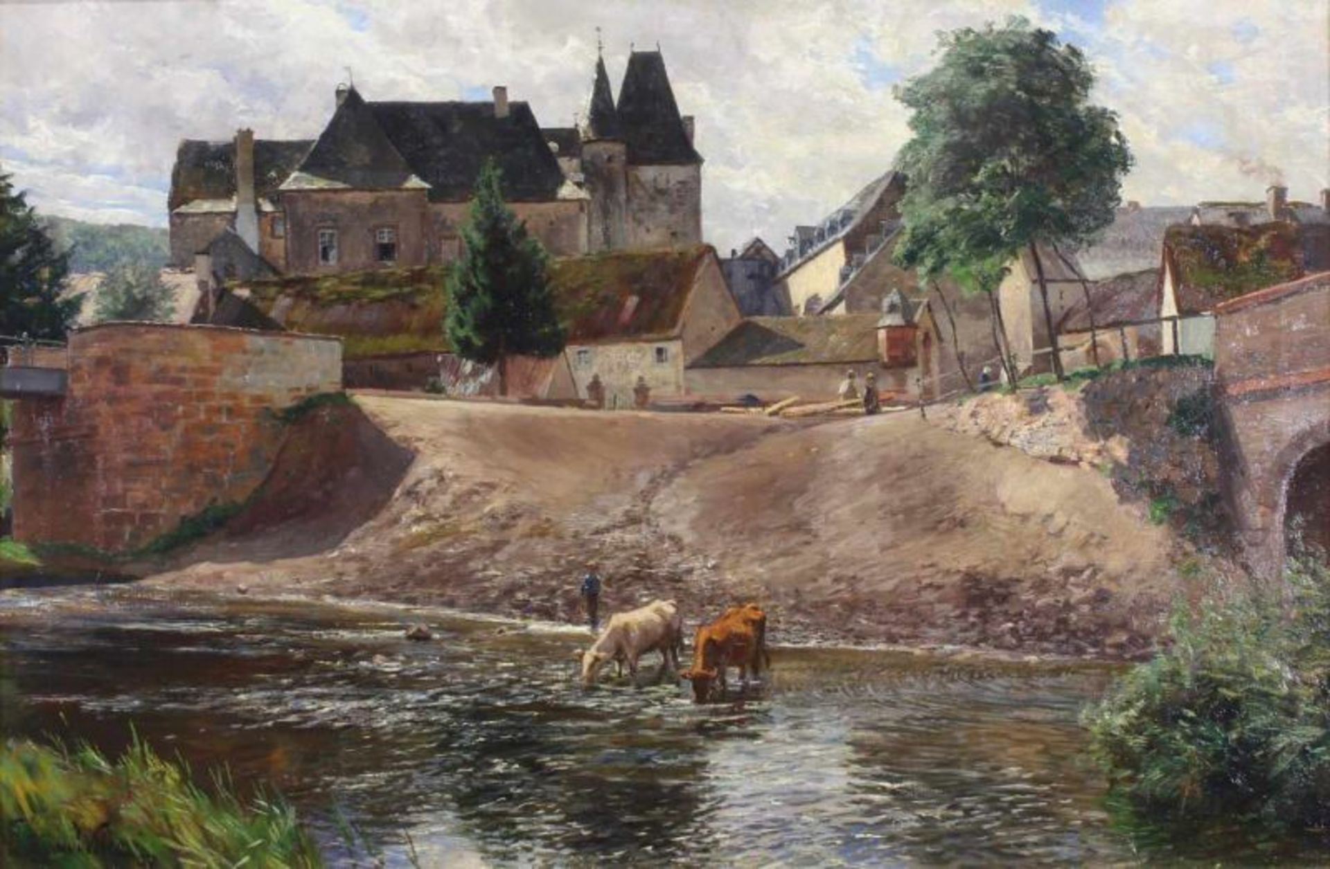 Wille, Fritz von (1860 Weimar - 1941 Düsseldorf, der wohl bedeutendste Maler der Eifel, Schüler