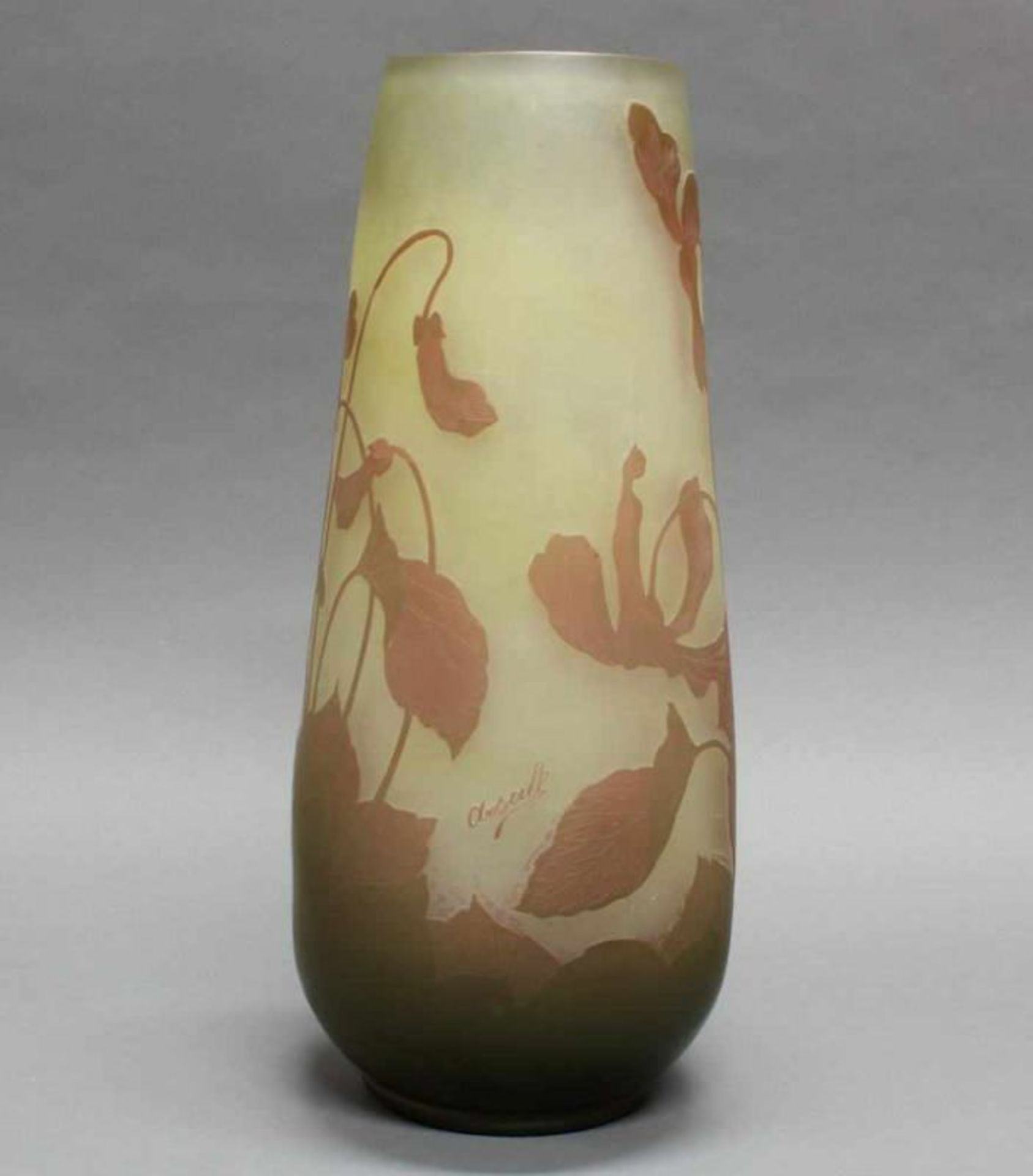 Vase, Arsall, Vereinigte Lausitzer Glaswerke, Weisswasser/Oberlausitz, um 1925, Glas, rosafarbener - Image 2 of 2