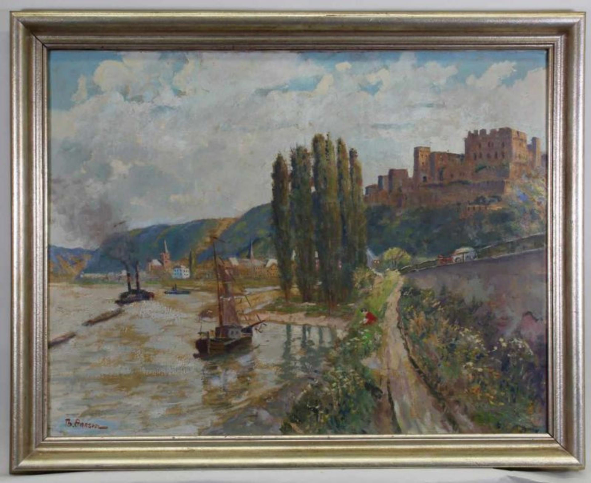 Gansen, Theo (1887 Lebach - 1956 Bonn, deutscher Maler, Aquarellist und Restaurator, studierte an - Image 2 of 4