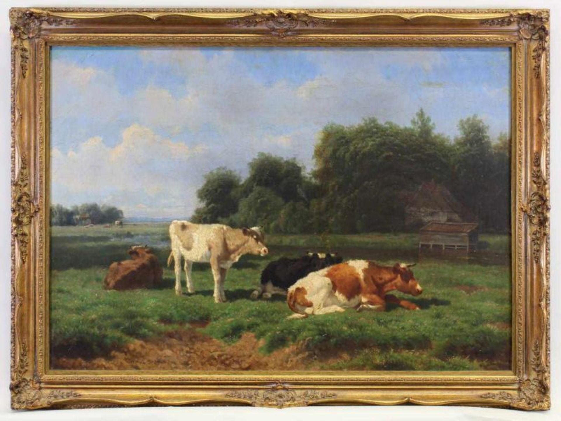 Kooiman, Willem Azn (1831 Andijk - 1881 Amsterdam, stellte zwischen 1853 - 1878 auf den - Image 2 of 4