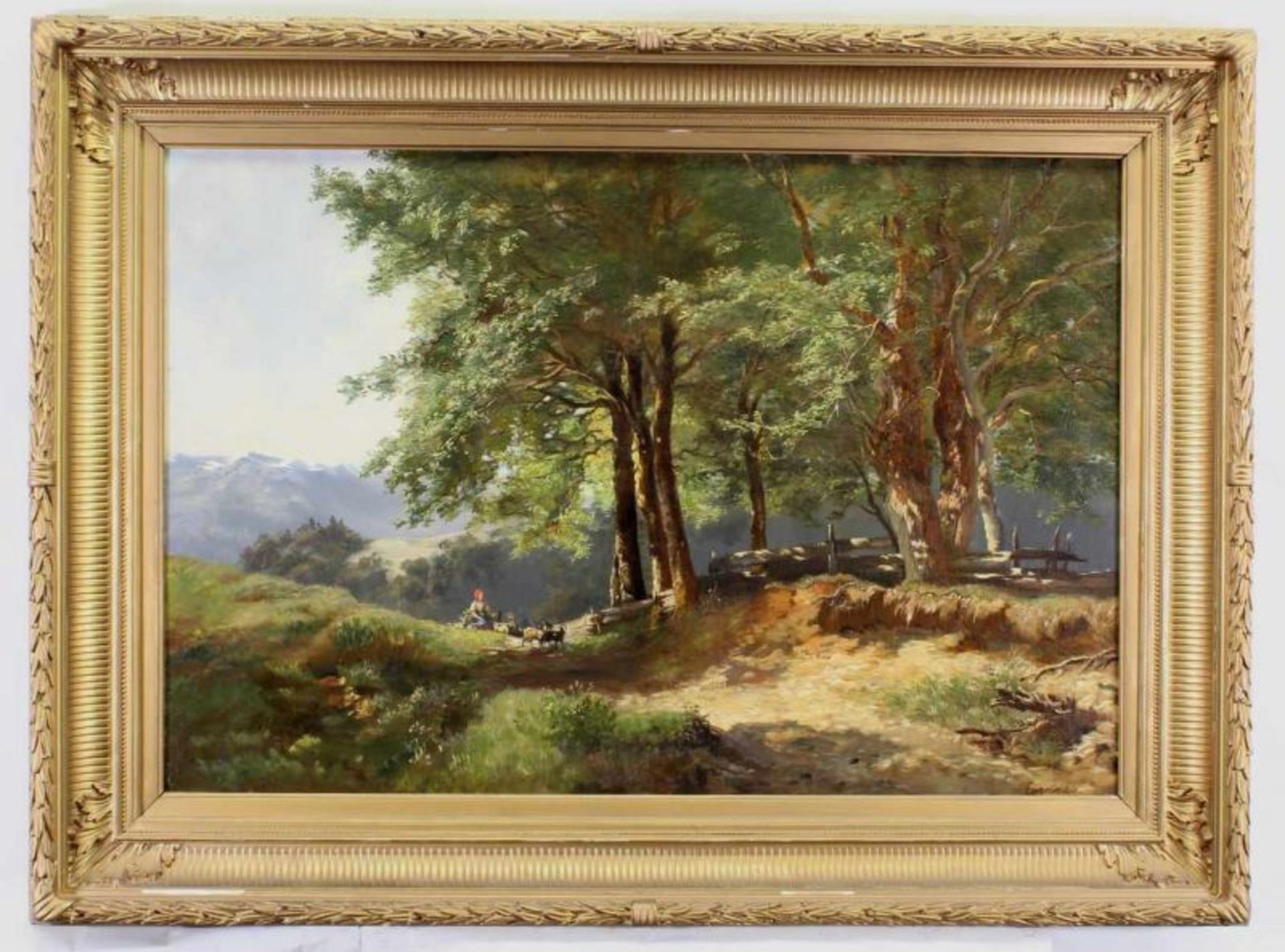 Correggio, Ludwig (1846 München - 1920 ebda., Landschaftsmaler, Sohn des Joseph Correggio, Schüler - Image 2 of 4