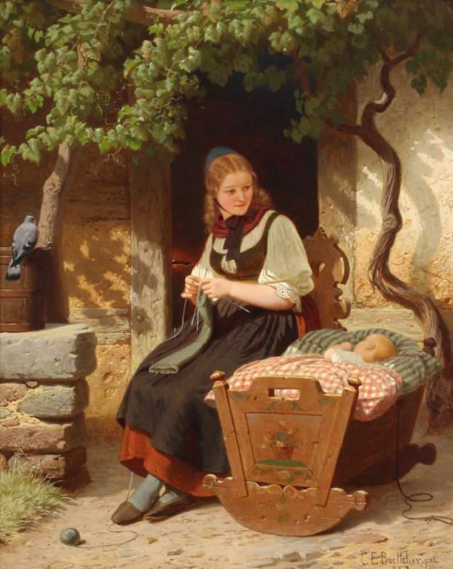 Boettcher, Christian Eduard (1818 Imgenbroich b. Monschau - 1889 Düsseldorf, Schüler der Kunstschule