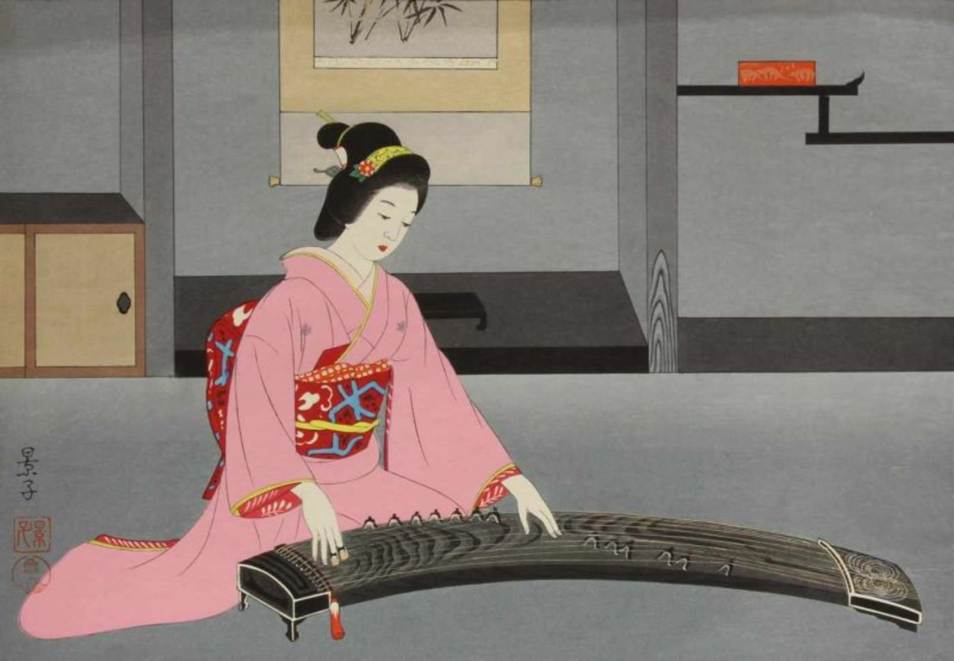 Konvolut 18 Farbholzschnitte, Japan, 19./20. Jh., diverse Motive und Künstler, u.a. Hiroshige, teils - Image 3 of 13