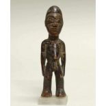 Bateba-Figur, Lobi, Burkina-Faso, Afrika, stehende männliche Figur, Holz, geschnitzt von Pessaré Dah