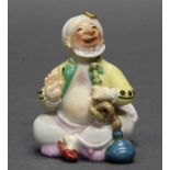 Porzellanfigur, "Türke mit Wasserpfeife", Meissen, Schwertermarke, 1. Wahl, Modellnummer 67075,