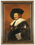 Der lachende Kavalier um 1900 Kopie nach dem Gemälde von Frans Hals (1580/85 Antwerpen - 1666