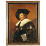 Der lachende Kavalier um 1900 Kopie nach dem Gemälde von Frans Hals (1580/85 Antwerpen - 1666