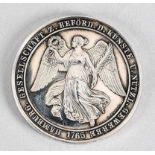 Hamburger Medaille 990er Silber, 2.H.19.Jh. Nach einem Entwurf von Carl Friedrich Voigt (1800 -