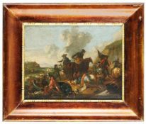 Rugendas, Georg Philipp I zugeschrieben Augsburg 1666 - 1742 Auf dem Schlachtfeld.- Darstellung