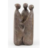 Lüdicke, Marianne (Frankfurt am Main 1919 - 2012 in Marquartstein) Figur "Drei", Bronze gegossen und