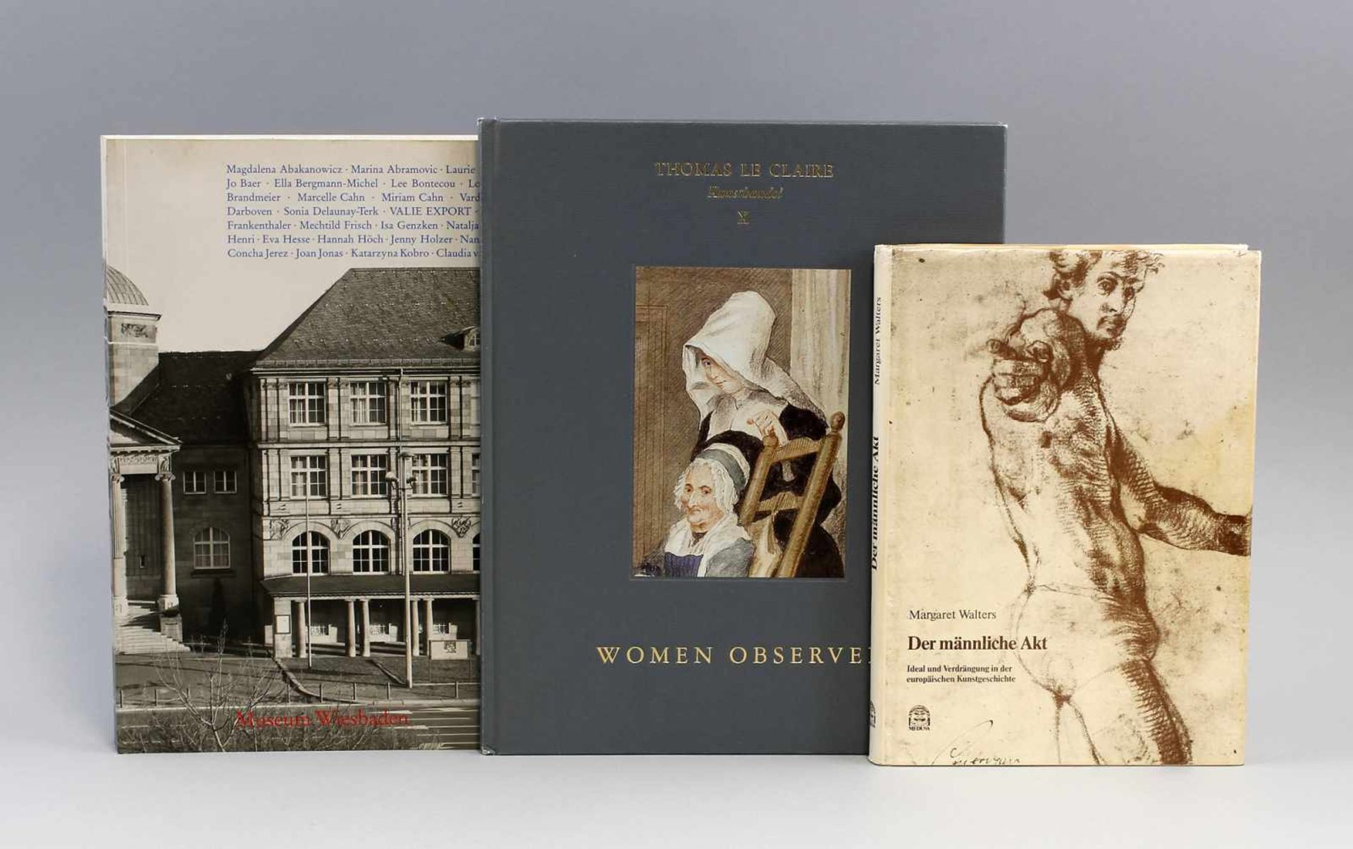 3 Bücher Kunst Women Observed, Twenty Master Drawings, Thomas Le Claire Kunsthandel X, Hamburg 1996,